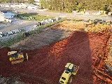 Construction site preparation activity